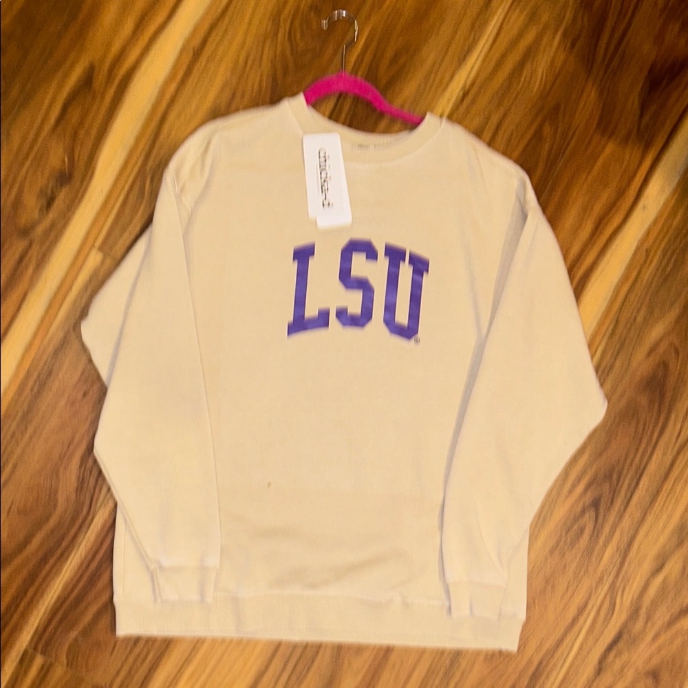 LSU Beige Sweater XL